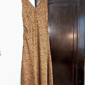 American Eagle Outfitters Leopard Print Maxi Dress